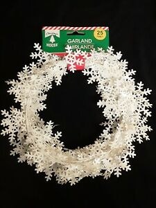 Garland Snowflakes 25'