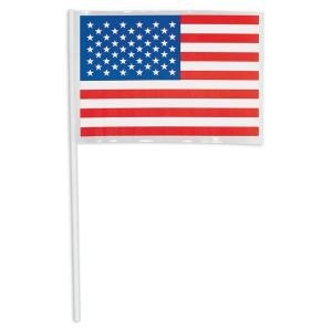 American Flag Plastic 48pk