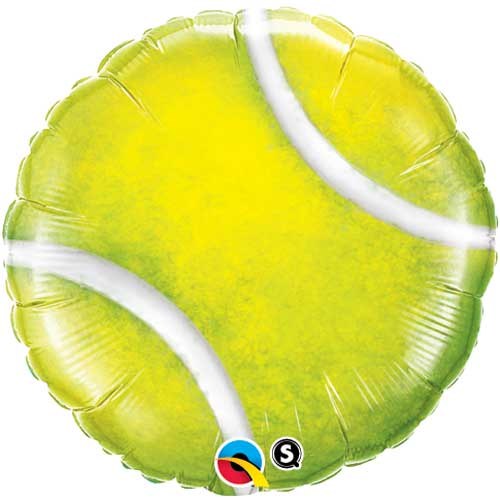 Sports, Tennis Ball Shape • Standard Size 18" Mylar Helium Balloon