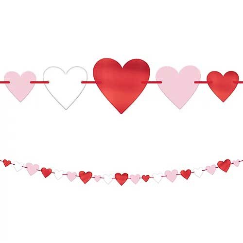 Garland Hearts 12ft