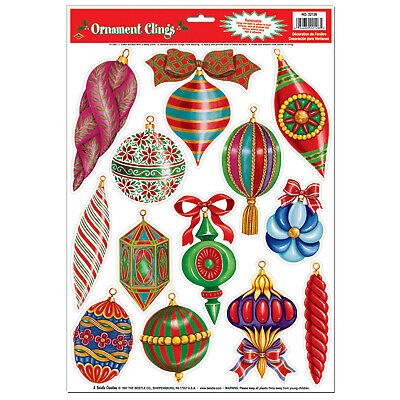 Cling Xmas Ornaments