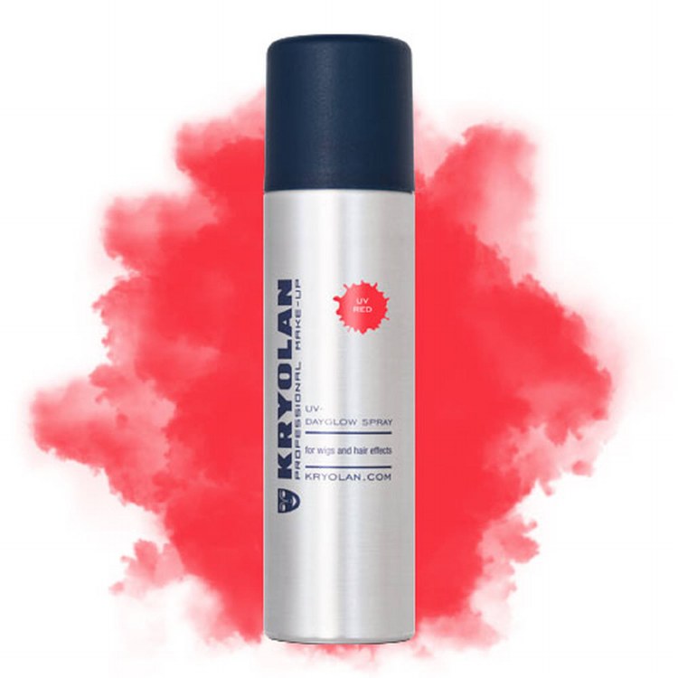 Kryolan Color Spray UV Glow Red
