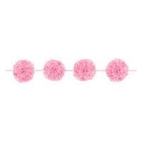 Fluffy Garland New Pink