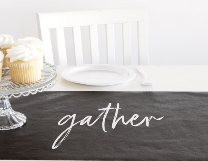 Chalkboard Table Runner
