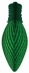 Tissue Xmas Light Bulb