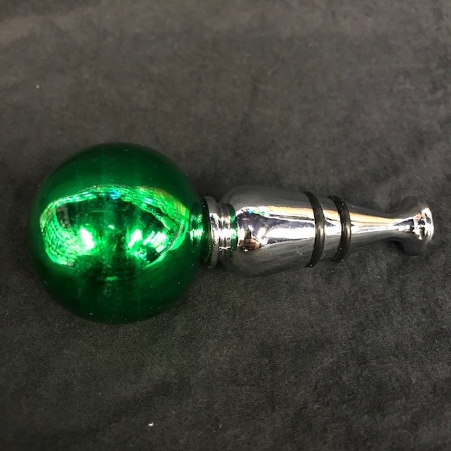 Green Ornament Wine Bottle Topper