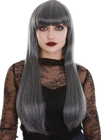 Ghostly Grey Wig