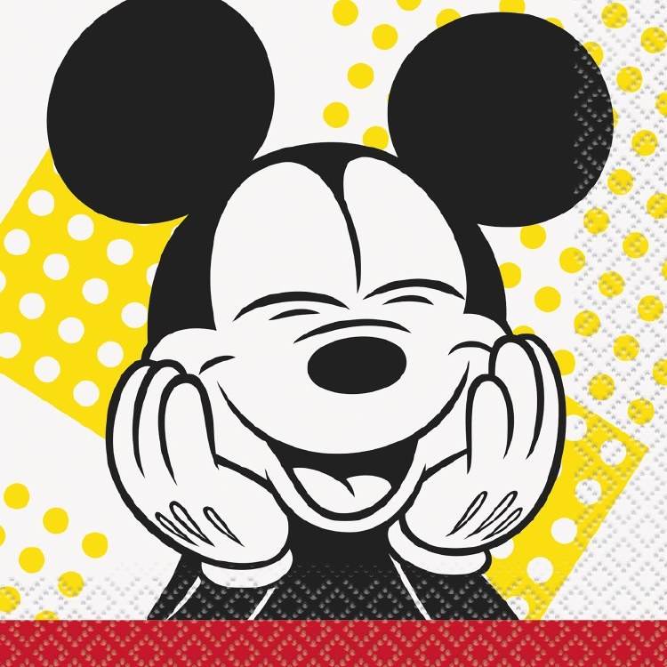 Mickey Mouse Bev Napkin 16ct