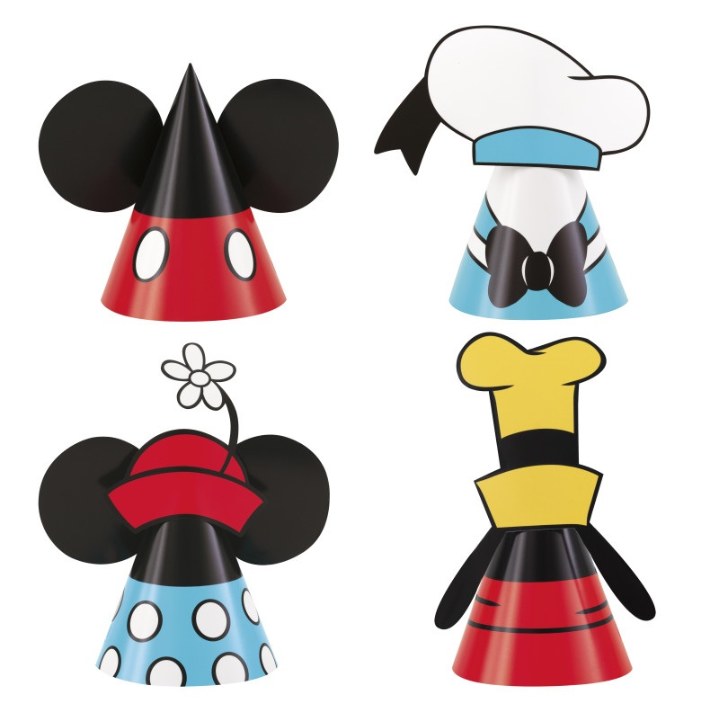Mickey Mouse Hats 8ct
