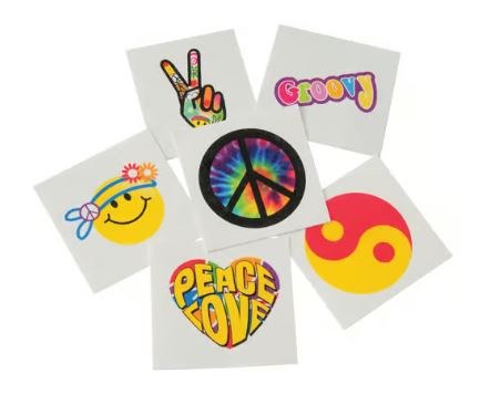 Temporary Tattoo Retro 144pcs