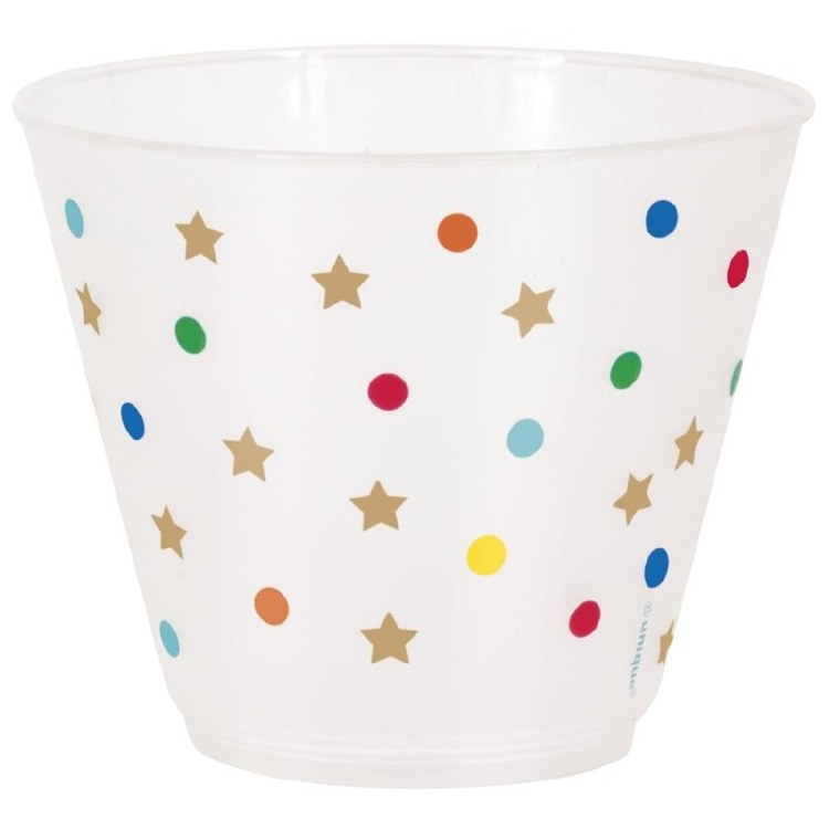 Tumbler 9oz Dot Star HB 8ct
