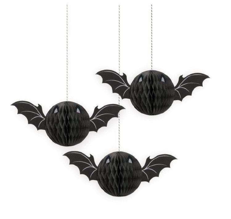 Bat Honeycomb Hanging Decor