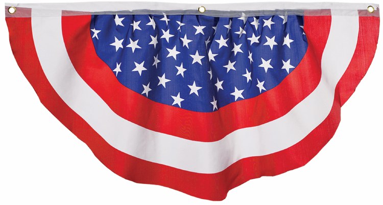 Patriotic Bunting Polyester 72in