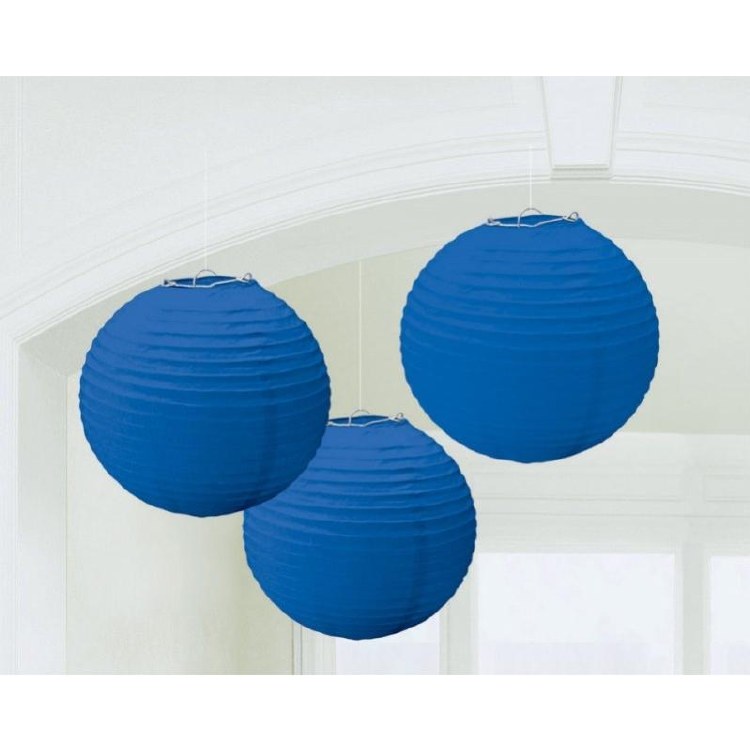 Lantern Royal Blue 3pk