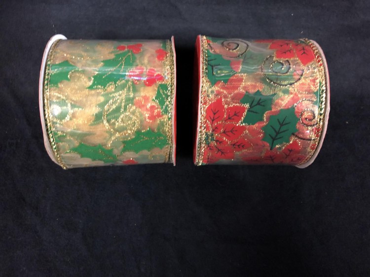 Ribbon Christmas Asst 2.5in