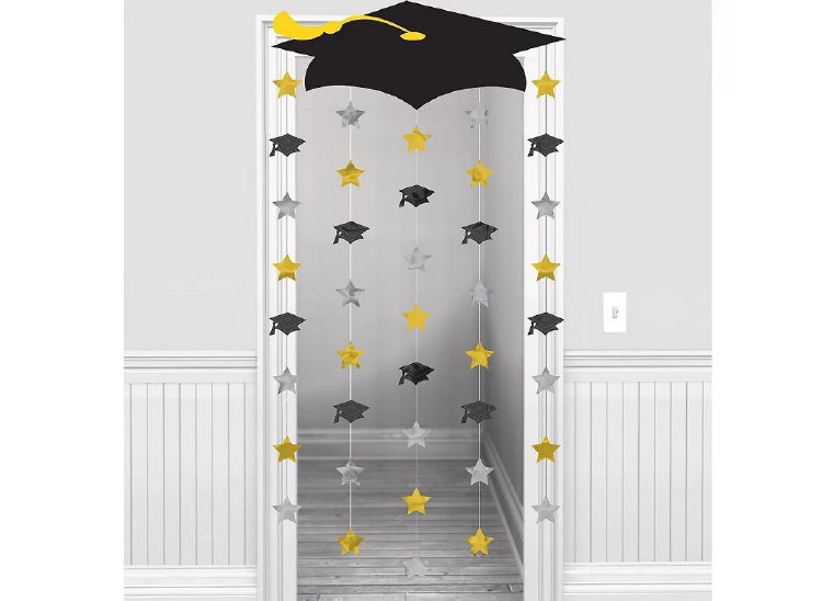 Grad Cap Doorway Curtain