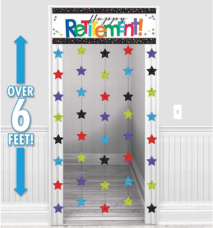 Officially Retired Door Curtain