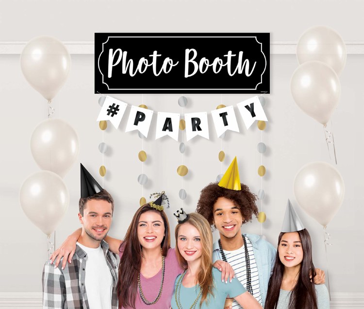Photo Booth #Party Backdrop