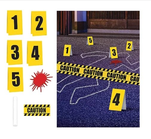 Crime Scene Decor Kit