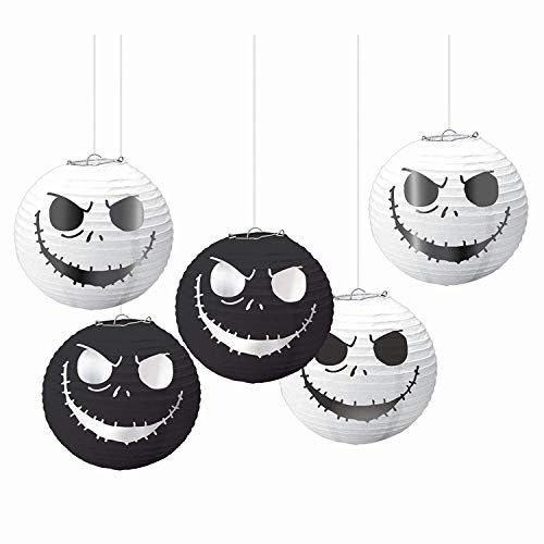 Nightmare Before Christmas Decorative Hanging Lanterns ~ 5 Pack