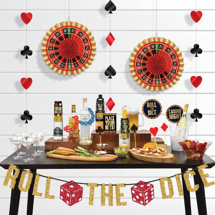 Roll The Dice Bar Decor Kit
