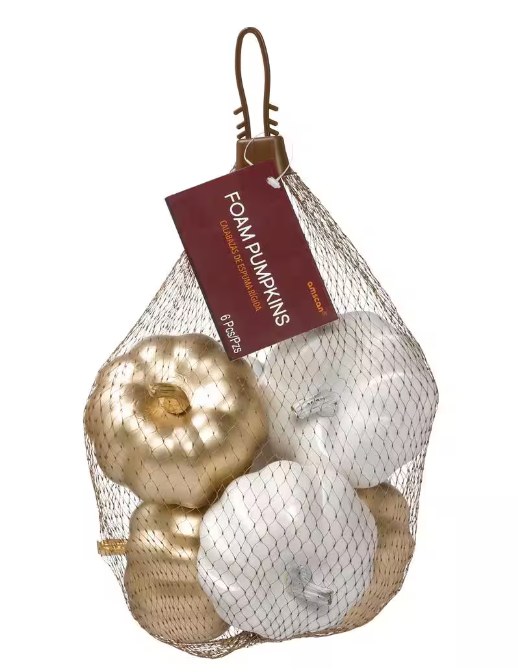 Pumpkins Mini Metallic Mix 6pk