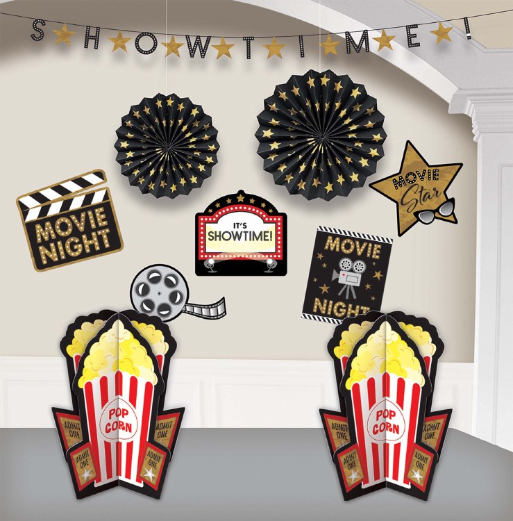 Movie Night Room Decor Kit