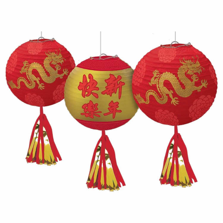 Lunar New Year Paper Lanterns