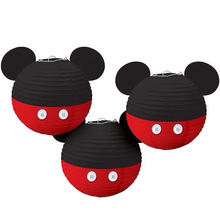 Mickey Mouse Forever Decorative Paper Lanterns • 3 Count