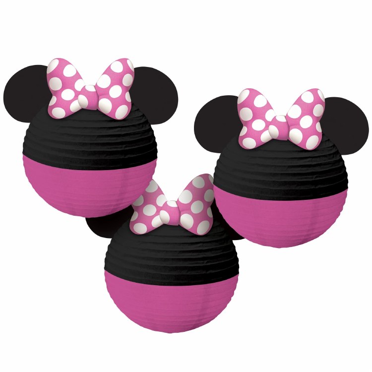 Minnie Mouse Forever Decorative Paper Lanterns • 3 Count