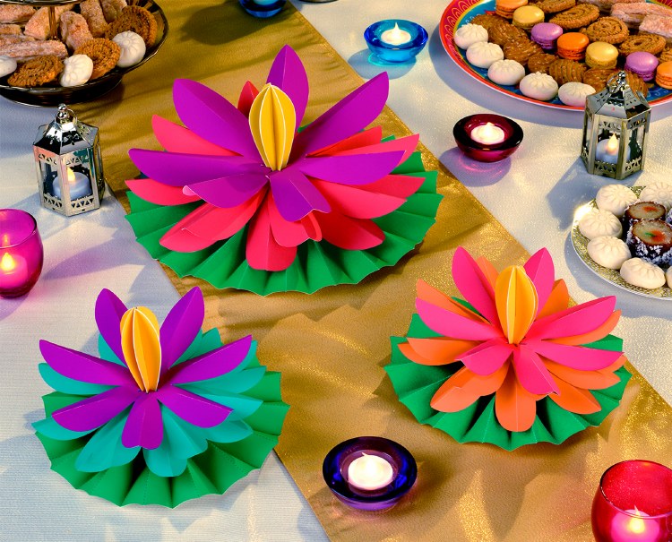 Lotus Flowers Paper 3pk