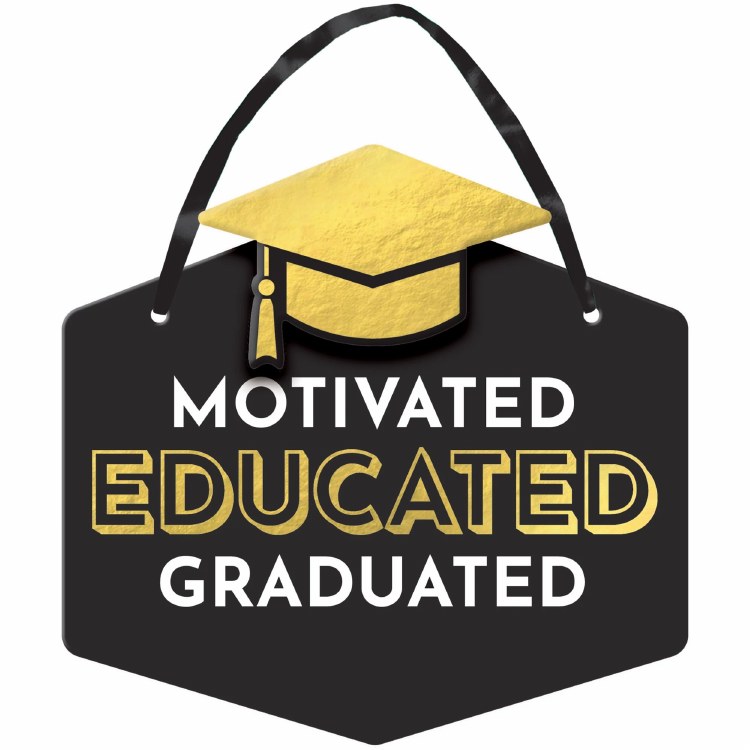 Grad Mini Message Sign