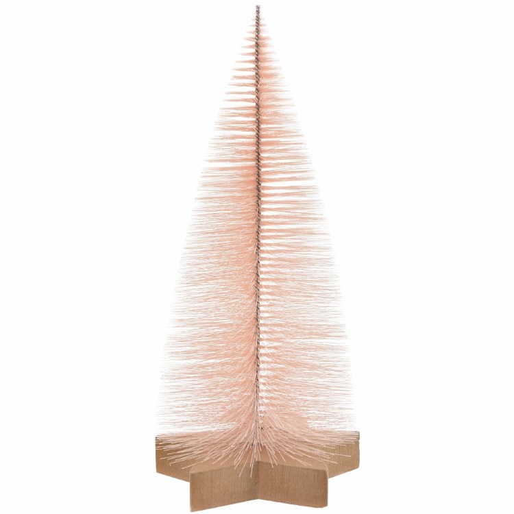 Bottle Brush Tree Lt. Pink 12"
