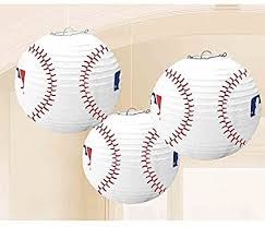 Baseball Lanterns 3pc