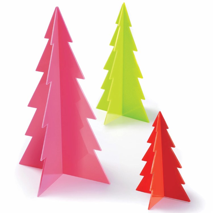 Acrylic Xmas Trees