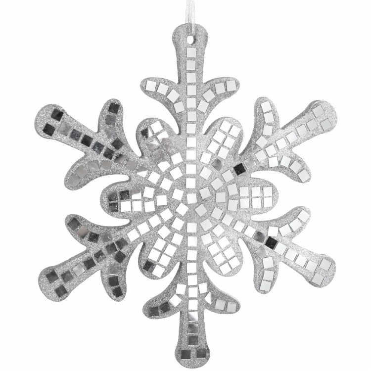 Sparkle Hanging Snowflake 14"