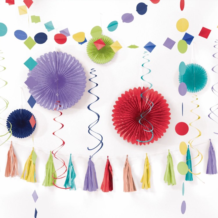 Decor Kit Paper &amp; Foil Rainbow