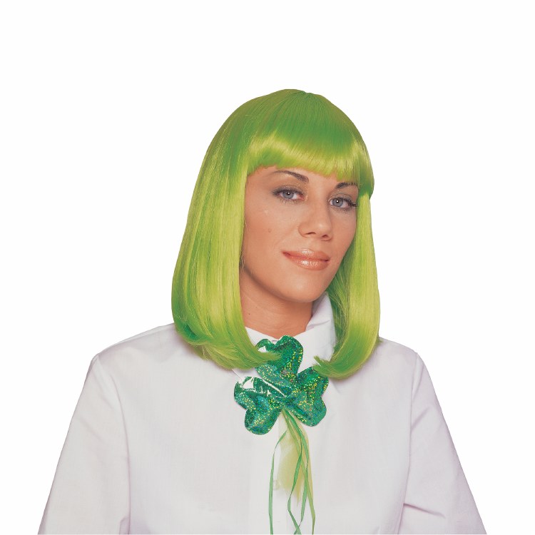 Peggy Sue II Deluxe Wig - Neon Green