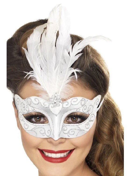 Venetian Silver Glitter Eyemask