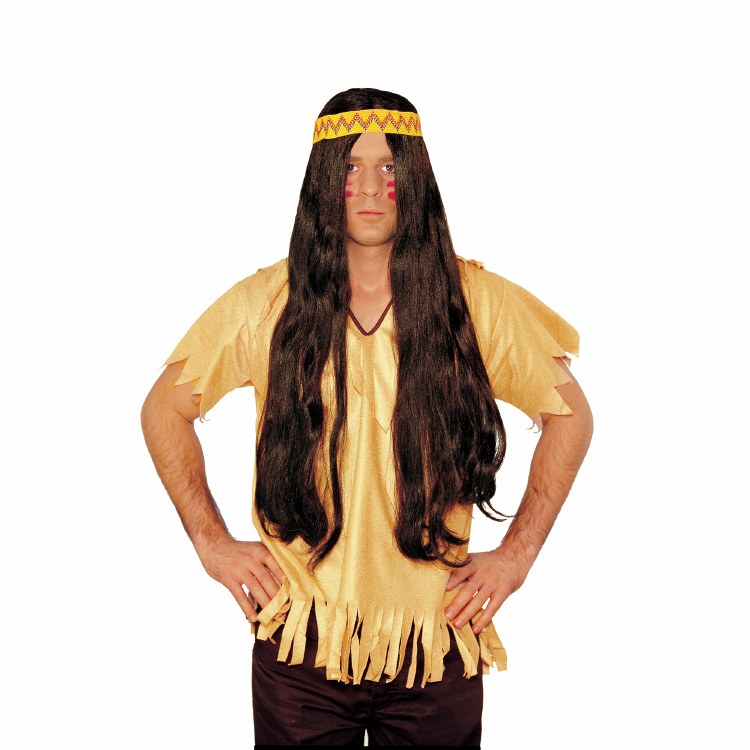 Wig Hippie w/Detach HB Brown