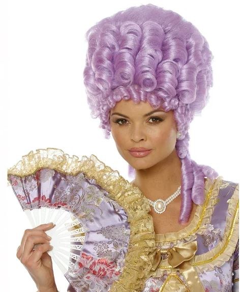 Wig Marie Antoinette Powder Bl