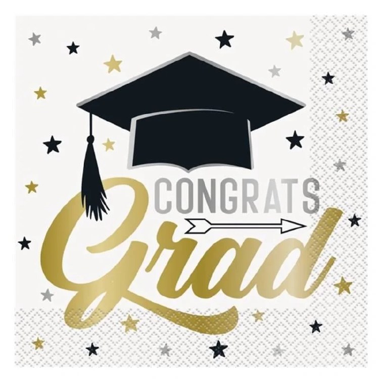 Lunch Napkins Congrats Grad