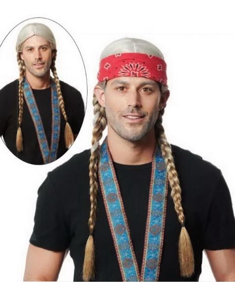 Wig Willie Mixed Grey Braided