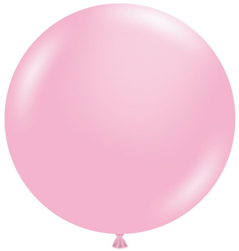 24" Solid Latex Helium Balloon • Pink, Baby