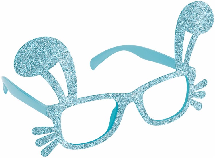 Glasses Easter Shaped Blue