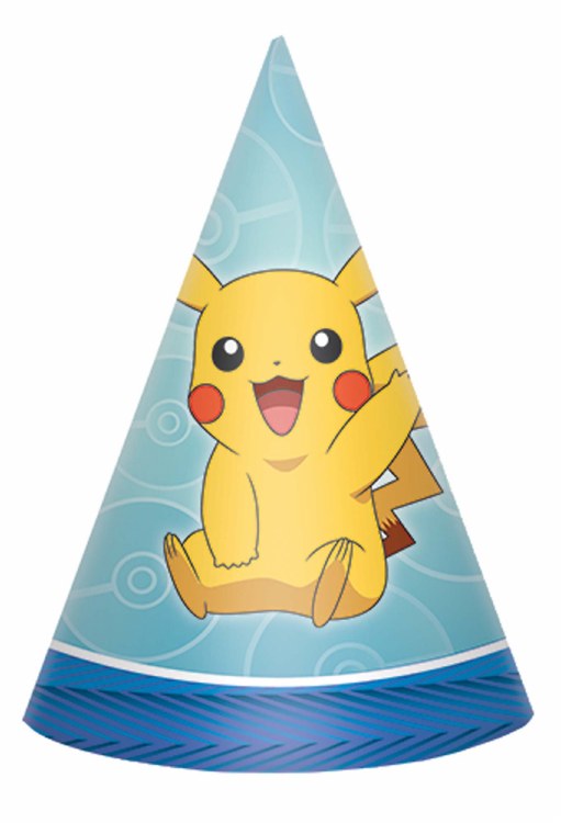 Pokemon Core Cone Hats 8ct