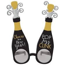Glasses Cheers NY Bottles