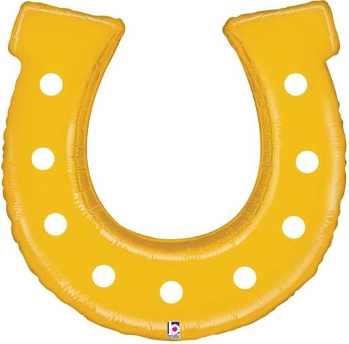 Horseshoe • Jumbo 38" Mylar Helium Balloon