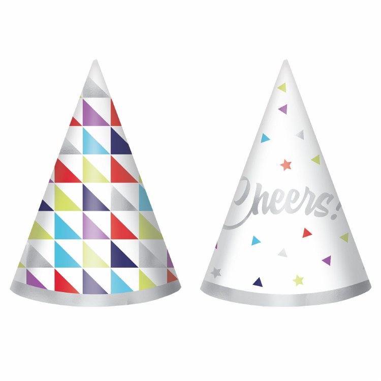 Here's to Bday Party Hats 12ct