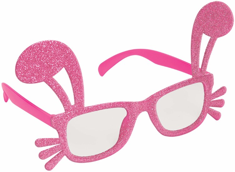 Glasses Easter Shaped Pink